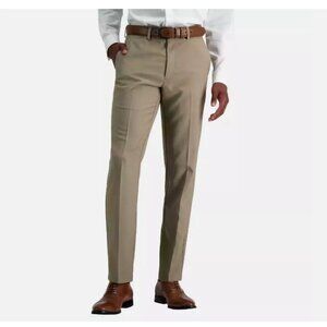 Kenneth Cole Reaction Men's Techni-Cole Slim-Fit Pants, Taupe